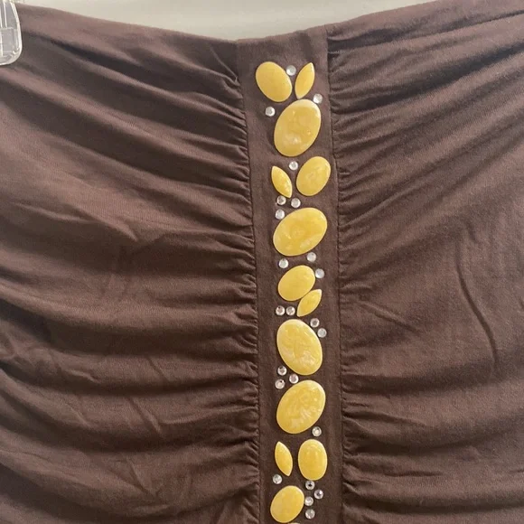 Rutched Strapless dress by Velvet - Picture 2 of 3